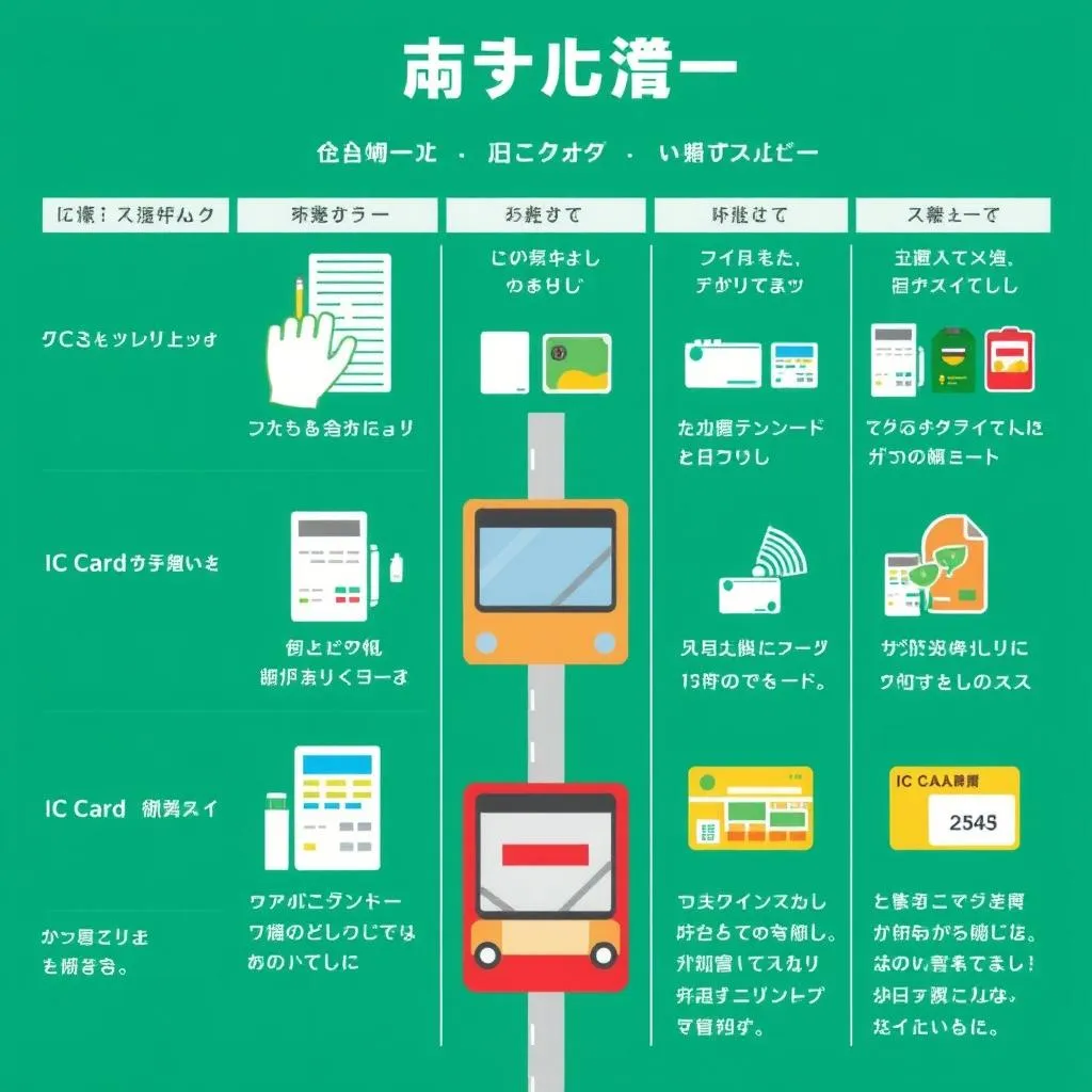 different payment methods for Kyoto buses