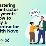 how to pay a contractor with novo