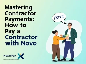 how to pay a contractor with novo